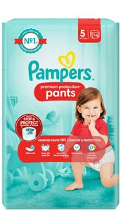 Pampers Windeln Premium Protection Pants Größe 5 Junior 16 Stück