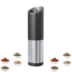 Salt and Pepper Grinder, Electric Pepper Grinder Salt Ginder,  Battery Operated Sea Salt Grinder Adjustable Coarseness