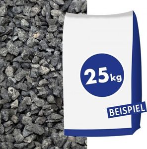 Basaltsplitt Eifelschwarz 8-11mm 25kg Sack