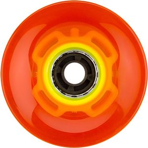 Nijdam LED Skateboard / Cruiser Wheels orange