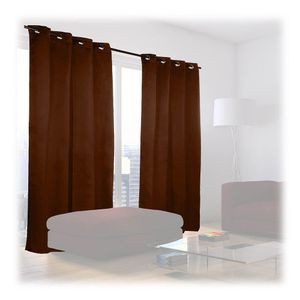 relaxdays zatemňovacie závesy hnedé 135,0 x 245,0 cm relaxdays zatemňovacie závesy hnedé 135,0 x 245,0 cm