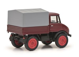 Schuco 452660900 - Unimog U406 rot, 1:87 - Model auta