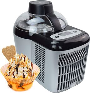 Syntrox Eis Chef GG-90W Selbstkühlende, Extrem leichte und Stromsparende Eismaschine GG-90W Frozen Yogurt Milchshake Maschine Flaschenkühler Syntrox Eis Chef GG-90W Selbstkühlende, Extrem leichte und Stromsparende Eismaschine GG-90W Frozen Yogurt Milchshake Maschine Flaschenkühler
