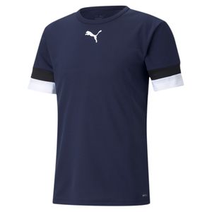 PUMA teamRISE Koszulka treningowa Kinder peacoat/puma black/pumawhite 152