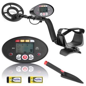 Metalldetektor Set Pinpoint Hochempfindlich Metallsuchgerät Wasserdichte Suchspule Goldgräber Metallfinder für Kinder Erwachsene Anfänger