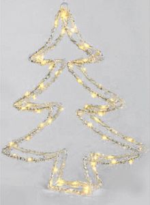 F-H-S Tanne Acryl 3D 80LED 28x5x34cm