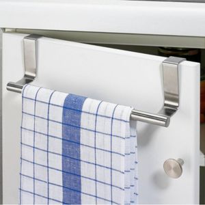 Handtuchhalter Küche Edelstahl - Handtuchhalter und Geschirrtuchhalter / Stange für Schranktür - Geschirrtuchhalter