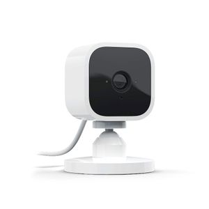 Blink Mini – Kompakte, smarte Plug-in-Sicherheitskamera für innen, 1080p-HD (Weiß)