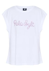 Polo Sylt T-Shirt im gestickten Label-Design