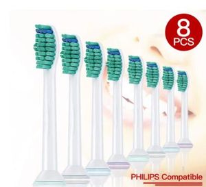 8 Stück Ersatzbürstenköpfe Zahnbürste für Philips Sonicare Aufsteckbürsten