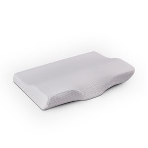 Nackenstützkissen 36x57x10cm - Memory Foam Kopfkissen, Orthopädisches Ergonomisches Nackenkissen mit abnehmbaren Bezug - ÖKO TEX