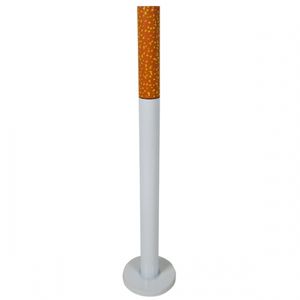Standaschenbecher Zigarette aus Metall mit Fuß 72 cm