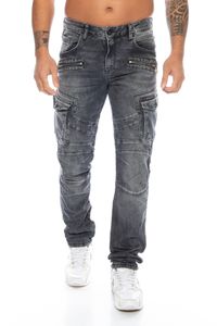 Cipo & Baxx Herren Jeans BJ3690 Schwarz, W33/L32