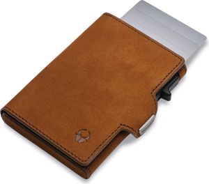 DONBOLSO Schmales Kartenetui aus Leder Geldbörse Portemonnaie RFID Schutz - Slim Wallet - Dünnes Kreditkartenetui Mini Portemonnaie für Herren aus Echtleder