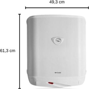 Clage druckfester Wandspeicher S 50 2 kW 50 L steckerfertig Warmwasserpeicher