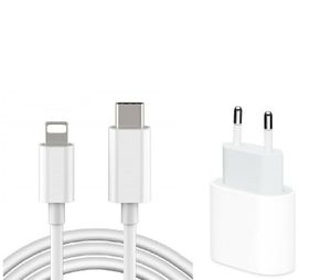 Ladegerät + Ladekabel 20W USB C für iPhone 5, 6, 7, 8, X, XS, XR, 11, 12, 13, 14 Pro, Max , Adapter