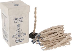 Chakra Incense, Nepal Räucherschnüre - Third Eye/Palo Santo, Braun, 10*5,5*5,5 cm, Räucherstäbchen aus Tibet, Nepal