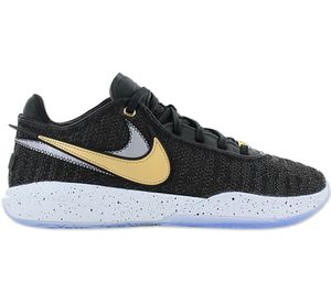 Nike LeBron XX 20 - Herren Basketball Schuhe Black-Gold DJ5423-003 , Größe: EU 43 US 9.5