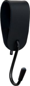 HOME DELUXE - S-Haken SHAPE - 11 x 3 x 4 cm, Eisen mit Polyurethan Leder, inkl. Doppelnaht I Kleiderhaken Kleiderbügel Garderobenhaken Kleideraufhänger - Variantenauswahl
