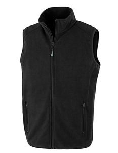 Result Originálna recyklovaná pánska telová vesta Recyklovaný fleece Polarthermic R904X Schwarz Black XL
