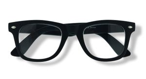 Noci Eyewear RTCB300 recycelte Lesebrille +1.50 - Mattschwarz - Robuster Rahmen