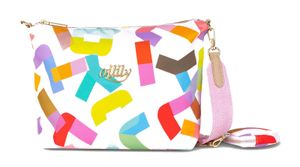 Oilily Milly Shoulderbag Bold Font Lilac Snow