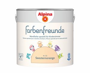 Alpina Farbenfreunde Nr. 03 Seesternorange 2,5 Liter matt