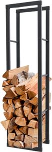 Stojan na palivové dřevo pro vnitřní i venkovní použití Praktické skladování dřeva 150 x 25 x 40 cm