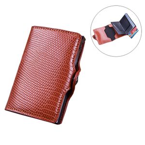 Lobwerk Mini Wallet mit Geldfach Münzfach mit Reißverschluss Slim Wallet Geldbörse Premium Portemonnaie Kartenetui RFID