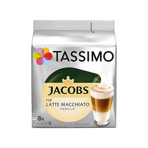 Tassimo Kapseln Jacobs Typ Latte Macchiato Vanilla | 8 Kaffeekapseln