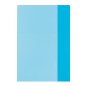 10 Herlitz Heftumschläge / Hefthüllen DIN A5 / Farbe: transparent blau