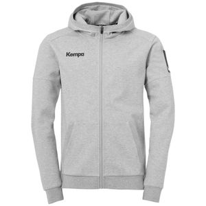 Kempa Status Kapuzenjacke grau melange XL