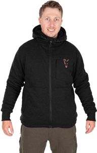 Fox Fishing Hoodie Collection Sherpa Hoody Black/Orange XL