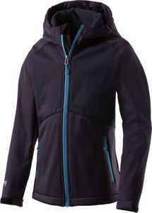 McKinley Mädchen Wanderjacke Freizeitjacke Softshelljacke Billy II blau, Größe:128