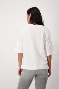 Monari -  Damen Foto Print Shirt mit Schrift (408512), Größe:42, Farbe:off white (102)