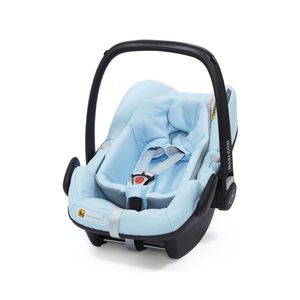 Maxi-Cosi Pebble Plus i-Size Babyschale, Gruppe 0+ Autositz für Babys, inkl. Sitzverkleinerer, nutzbar ab der Geburt bis ca. 12 Monate (0-13 kg / 45-75 cm), Sky