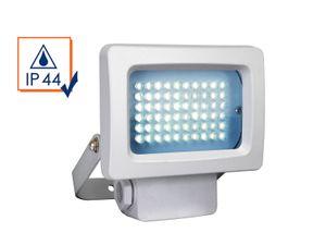 Mini Außenstrahler / Flutlichtstrahler weiß 3,6W LED, Außenlampe Scheinwerfer