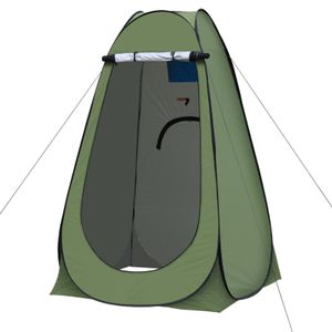 CLIPOP Pop up Duschzelt, Campingzelt, mit Tragetasche für Outdoor, Camping, 120x120x190 cm, Grün