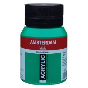 Amsterdam | Acrylfarbe 500ml Permanent Grün Dunkel 619