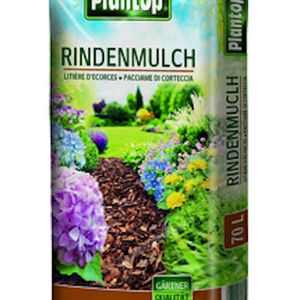 Plantop Rindenmulch Gärtner Qualität 10-40mm Dekormulch Garten-Mulch, 70 Liter