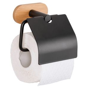 Turbo-Loc® Toilettenpapierhalter Orea Bamboo mit Deckel