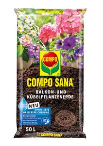 COMPO SANA®  Balkon- und Kübelpflanzenerde 50 Liter