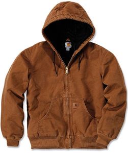 Carhartt Quilted Flannel Lined Sandstone Active Jacket (211) Größe S-5XL:3XL
