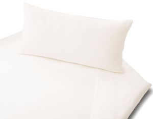 Cotonea Bio Jersey-Bettwäsche uni Kissenbezug einzeln Farbe Weiß-003 Größe 40x60 cm