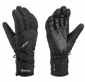 Leki Damen Ski Handschuhe Sveia GTX Lady GORE-TEX® Membran schwarz, Größe:6.5