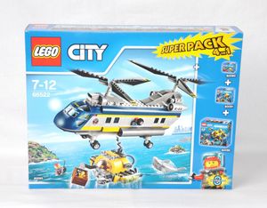 Lego 66522 City Tiefsee- Expedition Superpack 4in1 Set beinhaltet (Lego 60090+60091+60092+60093) - / -