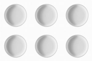6 x Frühstücksteller 20 cm - Trend Weiß - Thomas - 11400-800001-10220