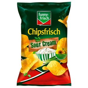 funny frisch Chipsfrisch Sour Cream Style chrupiące świeże 150g