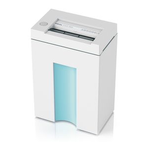 IDEAL Schreibtisch-Aktenvernichter 2265 CC, 3 x 25 mm, P-4, Partikelschnitt, 6 Blatt, 20 Liter Volumen, Holzunterschrank, Behälter mit Sichtfenster