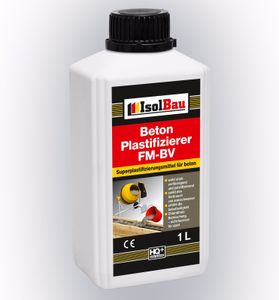 Isolbau Beton Plastifizierer FM-BV - Beton-Zusatzmittel, stark verflüssigend & plastifizierend - Betonverflüssiger - 1 Liter